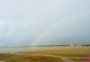 Rainbow seen from the Esplanade