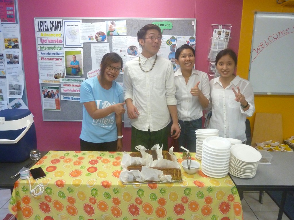 Team Bolognese and Japanese tea cake