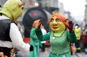 Carnival parade in Lucerne